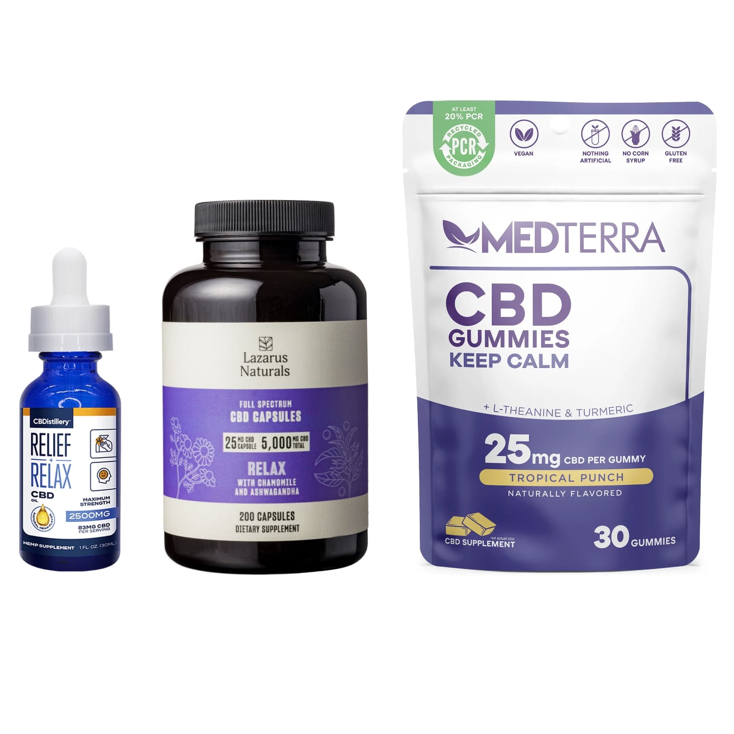 Best CBD for Stress Support | CBD Oil, Gummies, Pills, Patches for