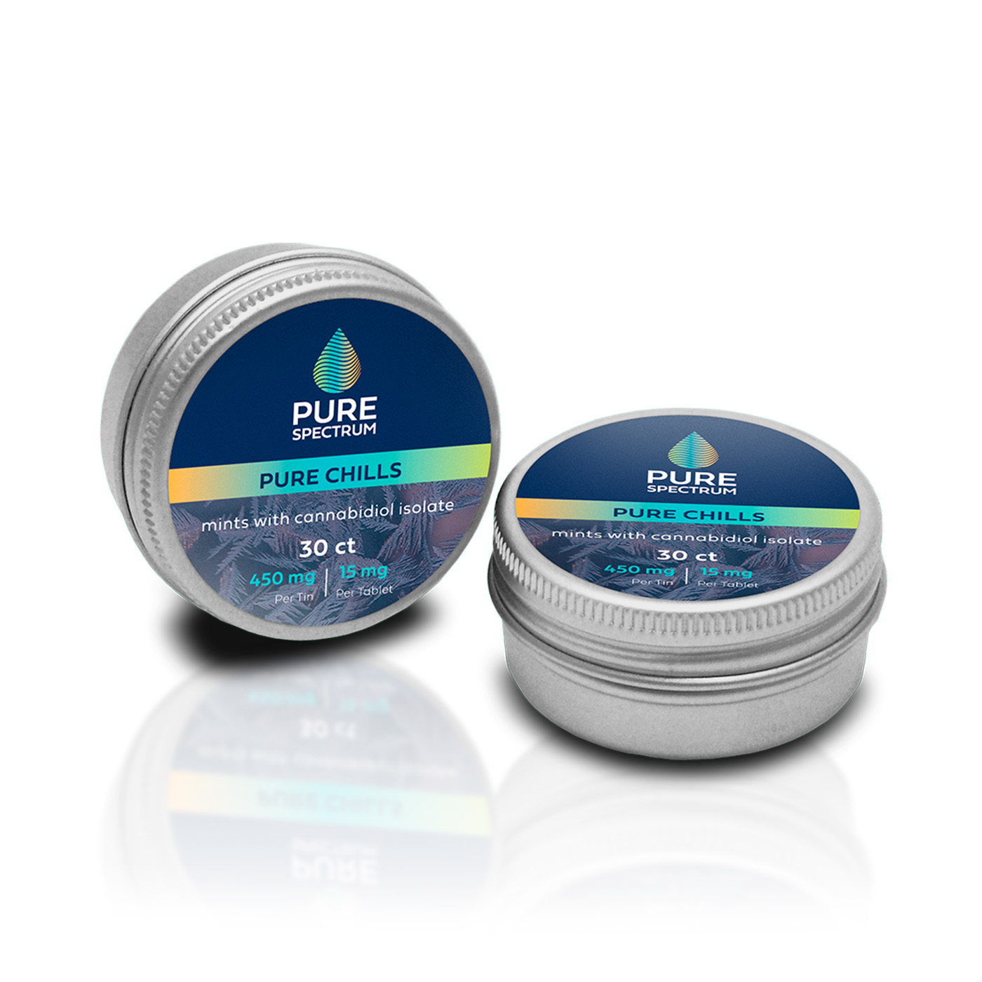 Pure Spectrum, Pure Chill CBD Mints, Isolate THC-Free, 30ct, 450mg CBD Pure Spectrum, Pure Chill CBD Mints, Isolate THC-Free, 30ct, 450mg CBD