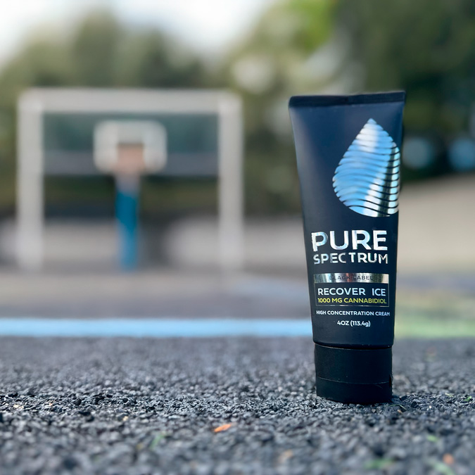 Pure Spectrum, Recover Ice, High Concentration Cream, Broad Spectrum THC-Free, 4oz, 1000mg CBD