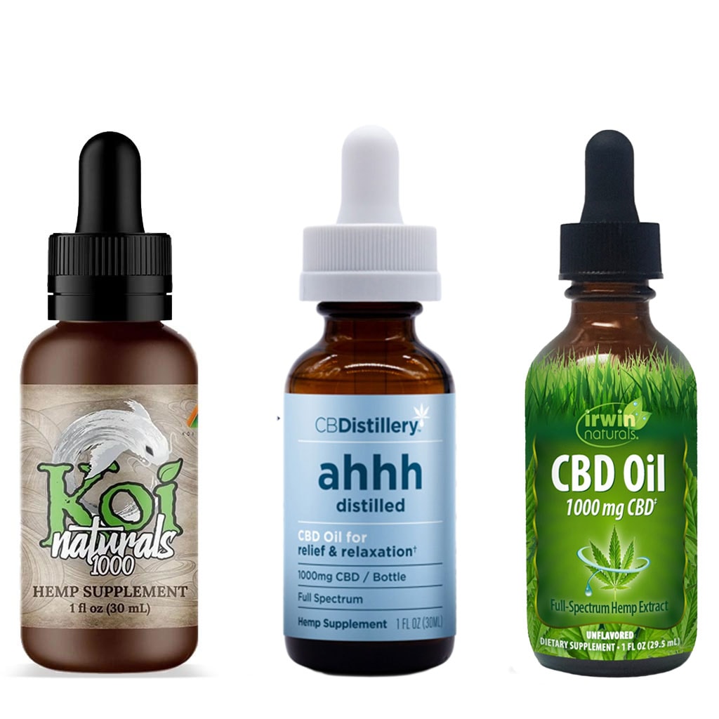 1000 mg CBD oils and tinctures