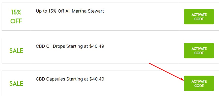 How to Apply Martha Stewart Coupon Codes? Step 1