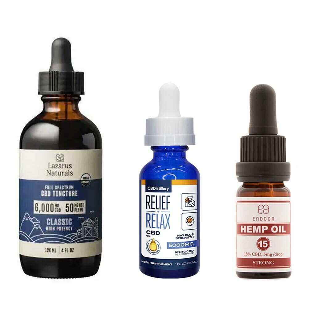 High Potency CBD Products from 3000 to 20000 mg CBD per Bottle