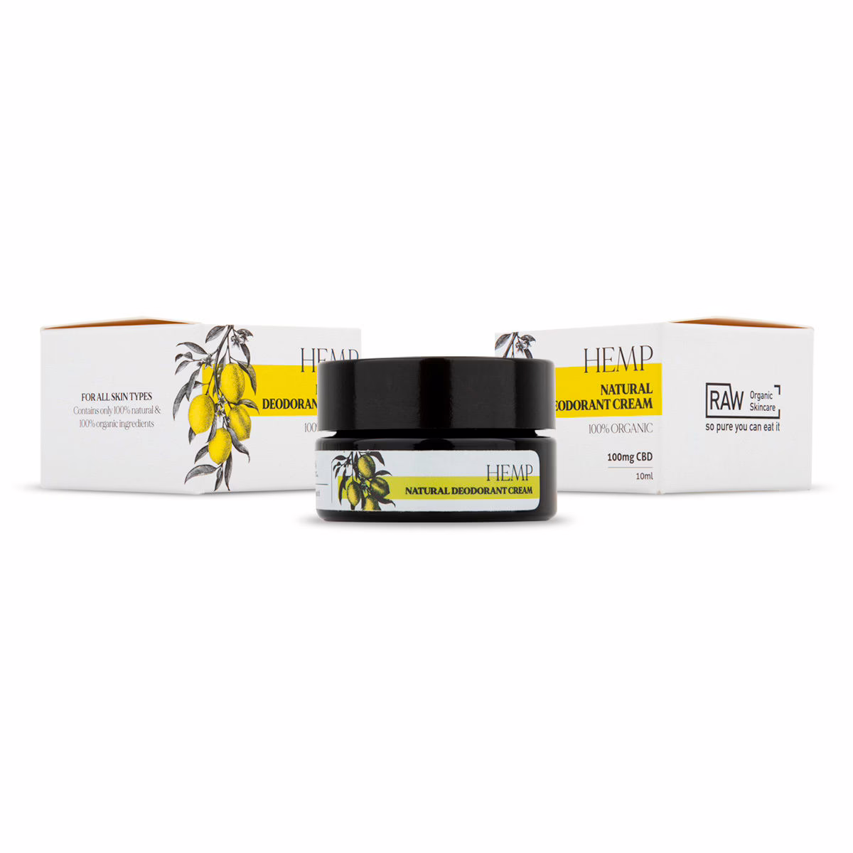 Endoca, CBD Natural Deodorant, Full Spectrum, .33oz, 100mg CBD