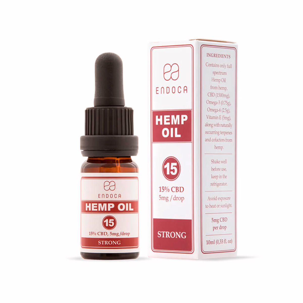 Endoca, CBD Oil 15% Strong, Full Spectrum, 1fl oz, 4500mg CBD Endoca, CBD Oil 15% Strong, Full Spectrum, 1fl oz, 4500mg CBD
