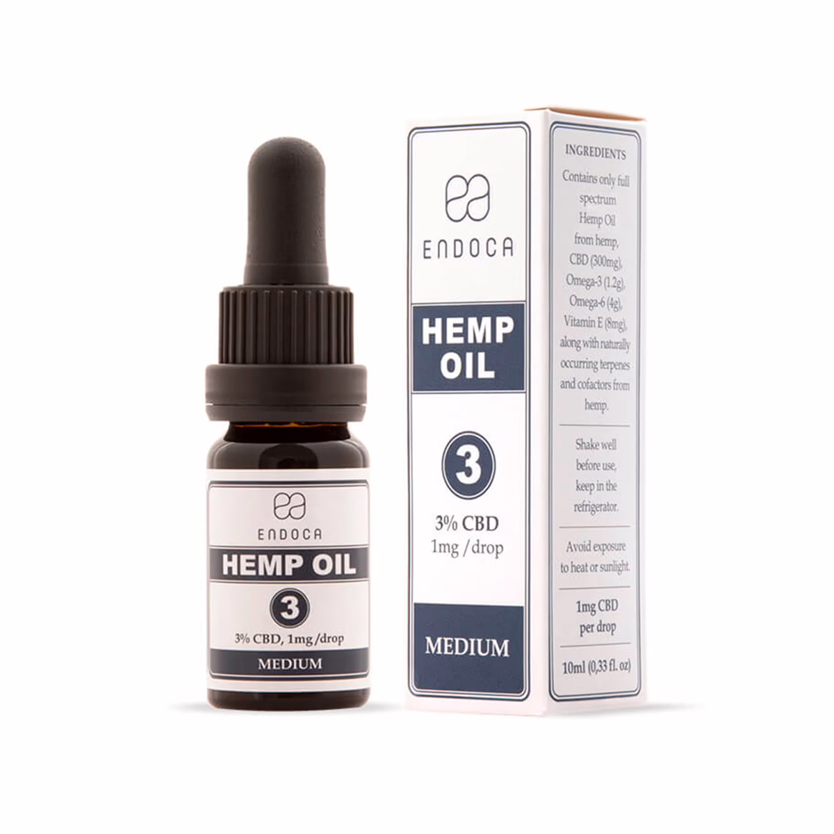 Endoca, CBD Oil 3% Medium, Full Spectrum, 1fl oz, 900mg CBD Endoca, CBD Oil 3% Medium, Full Spectrum, 1fl oz, 900mg CBD