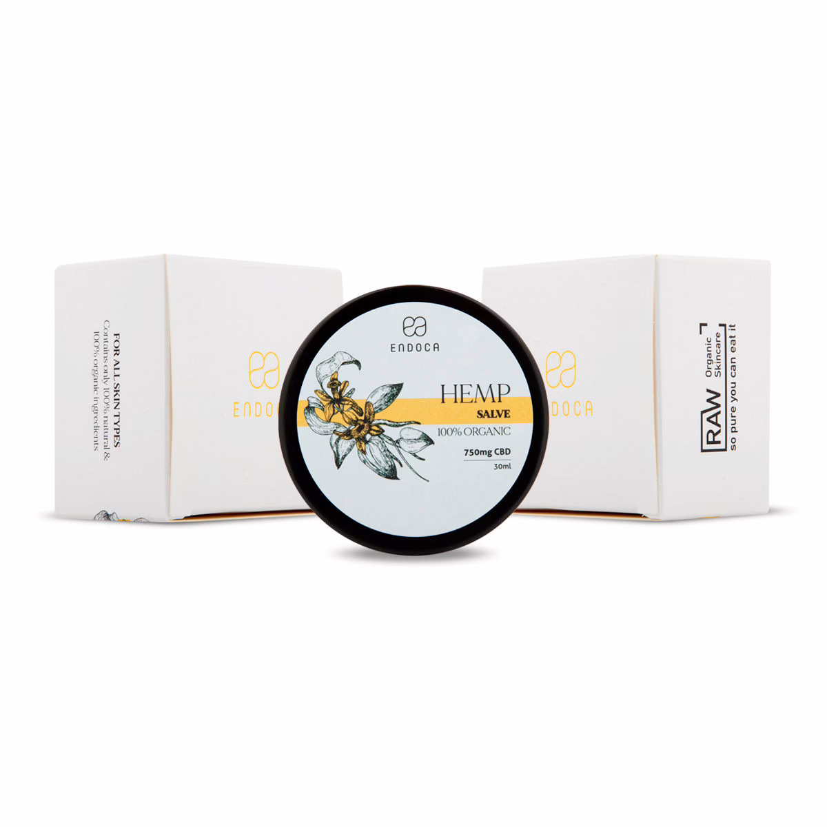 Endoca, CBD Salve, Full Spectrum, 1oz, 750mg CBD