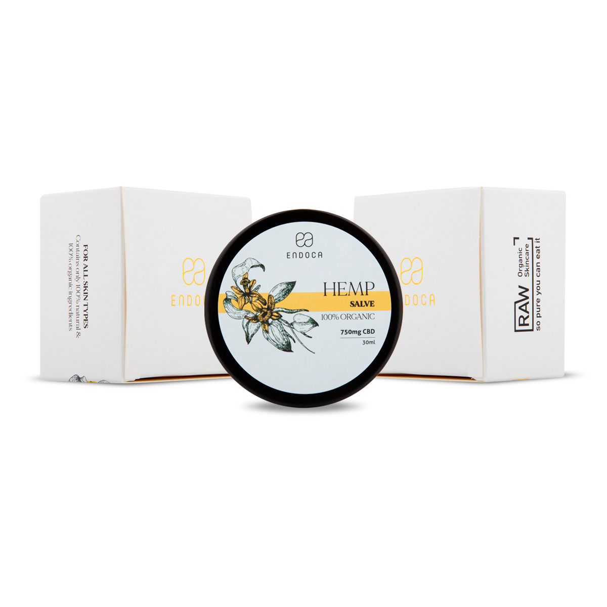 Endoca, CBD Salve, Full Spectrum, 1oz, 750mg CBD