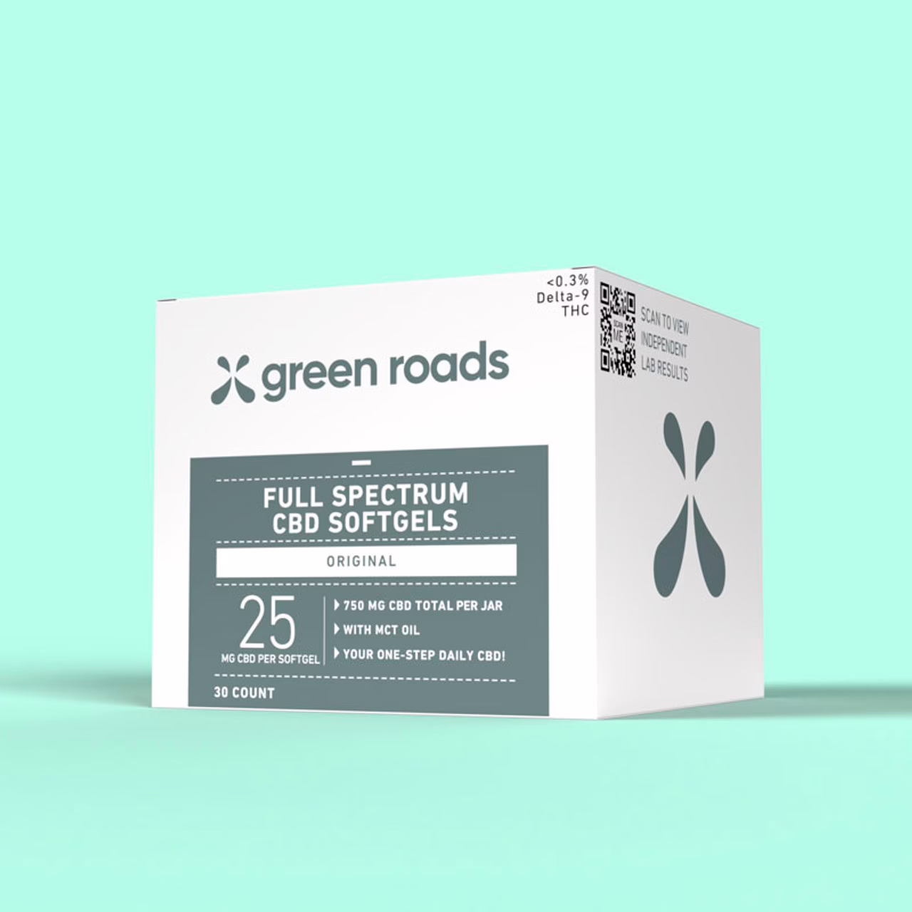 Green Roads, CBD Softgels, Full Spectrum, 30ct, 750mg CBD