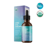 Joy Organics, Tranquil Mint Organic CBD + CBG Tincture, Full Spectrum, 1fl oz, 450mg CBD + 450mg CBG