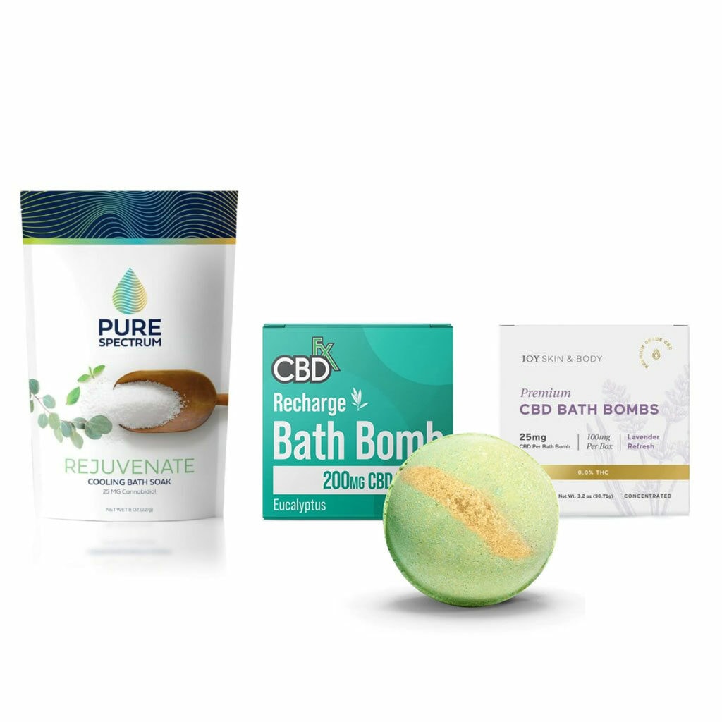 CBD Bath Bombs, Salts and Soak