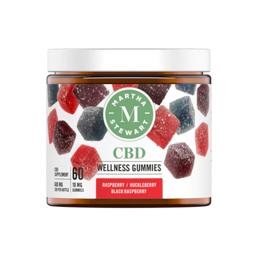 Martha Stewart CBD, Wellness Berry Medley Gummies, Isolate THC-Free, 60ct, 600mg CBD