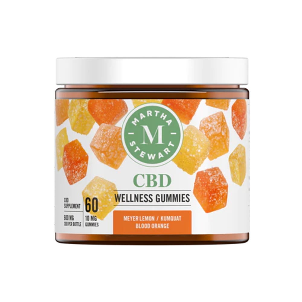 Martha Stewart CBD, Wellness Citrus Medley Gummies, Isolate THC-Free, 60ct, 600mg CBD