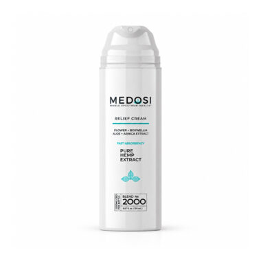Medosi, CBD Relief Cream, THC-Free, 5.07fl oz, 2000mg CBD