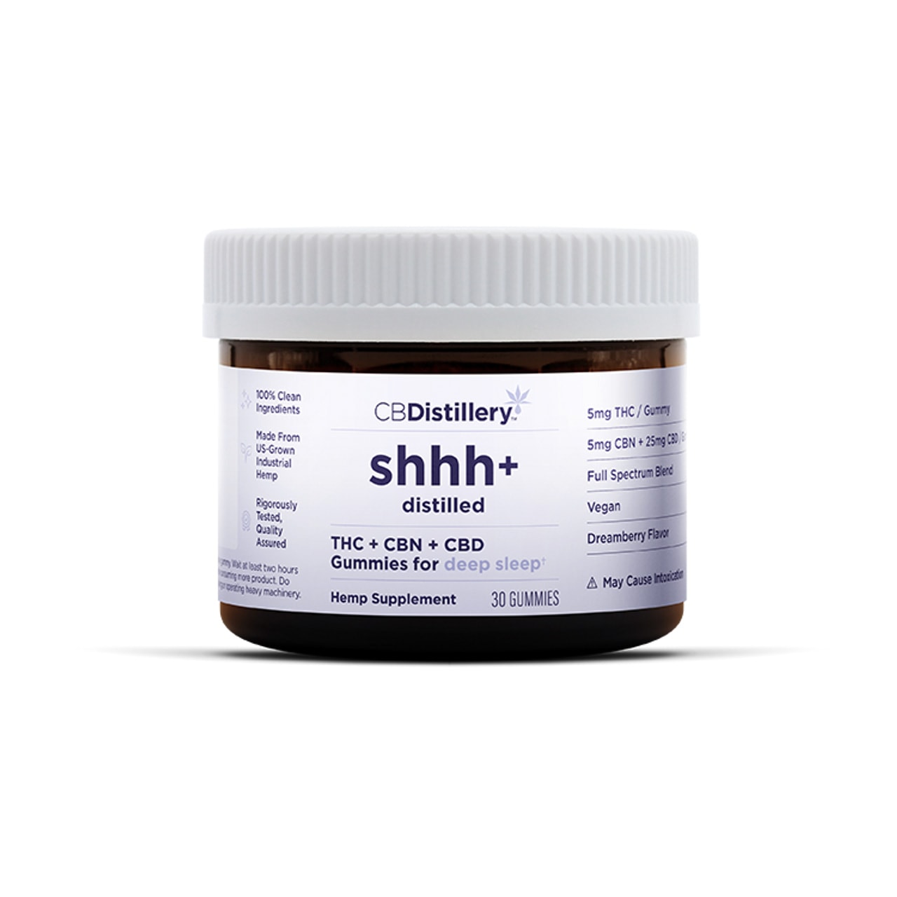 CBDistillery Shhh Distilled THC + CBN + CBD Gummies for Deep Sleep