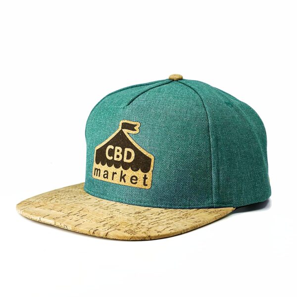 Natural Cork Flat Brim Snapback Hat