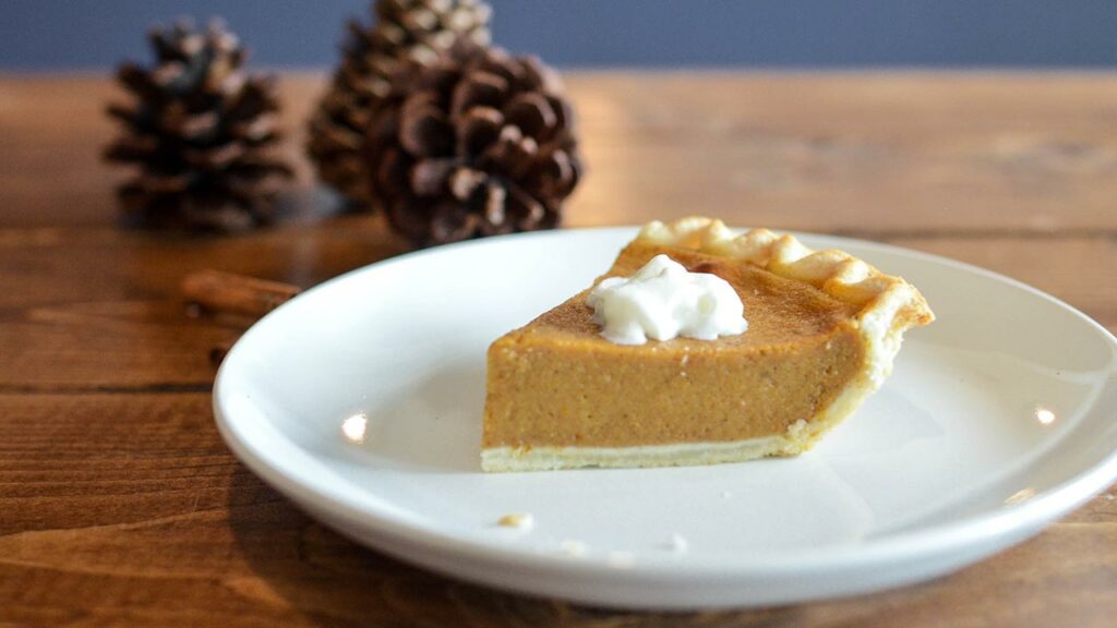 Pumpkin tarts taste amazing when served with whipped cream