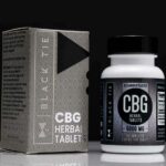 Black Tie CBD, CBG Herbal Tablets, Broad Spectrum THC-Free, 25ct, 5000mg CBG