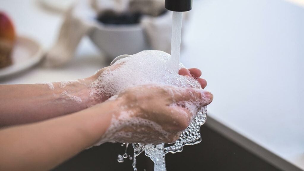 Wash Your Hands Before Applying CBD Cream