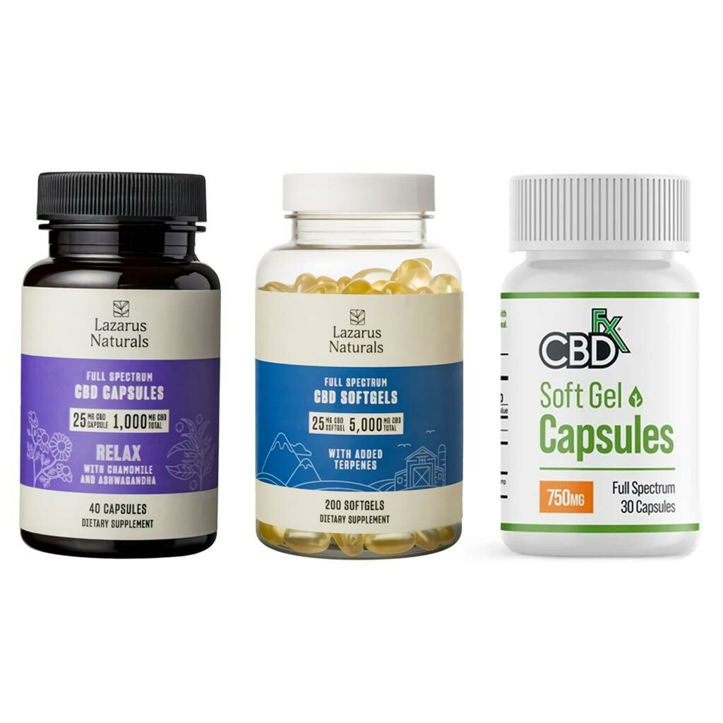 Shop 25 mg CBD capsules and pills
