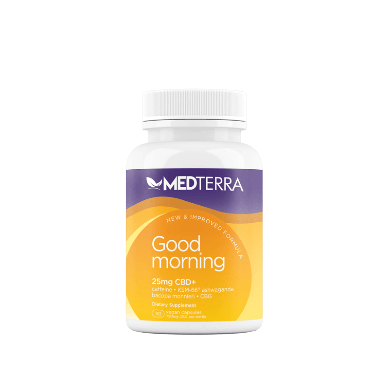 Medterra, Wellness CBD Capsules, Energy, Broad Spectrum THC-Free