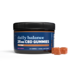 PlusCBD, Daily Balance 25mg CBD Gummies, Wild Berry, Isolate THC-Free, 60ct, 1500mg CBD