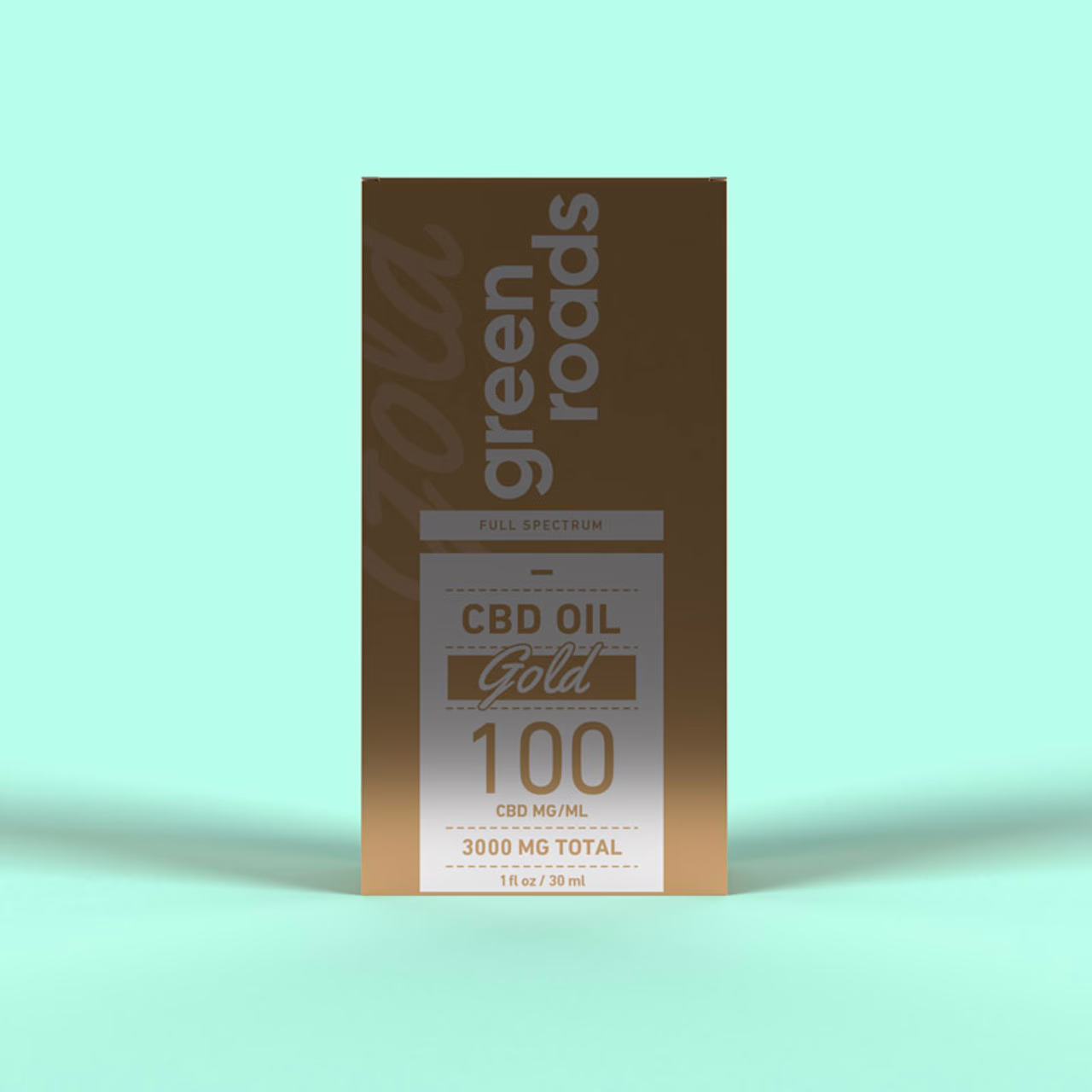 Green Roads, Gold CBD Oil 100mg, Full Spectrum, 1fl oz, 3000mg CBD