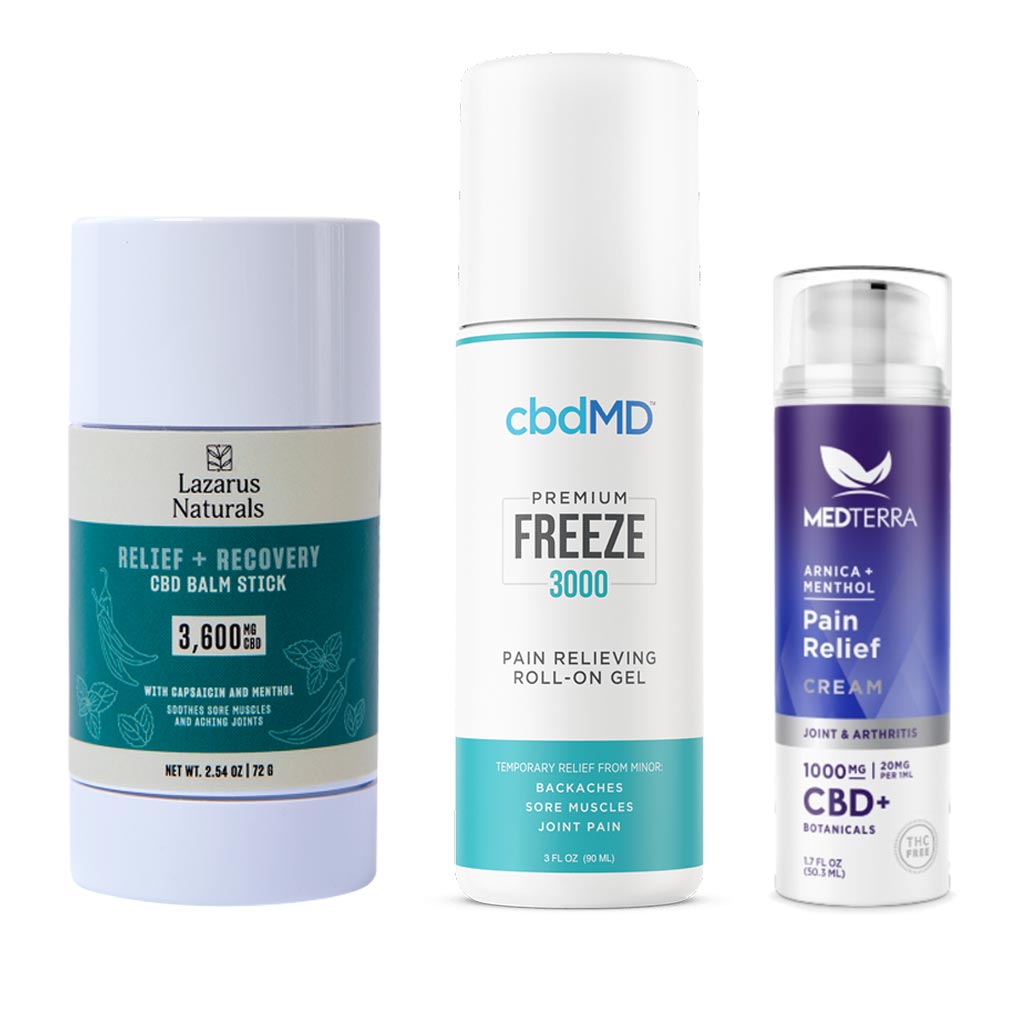Shop CBD Topical Products With Menthol