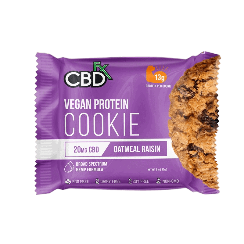 CBDfx CBD Vegan Protein Cookies