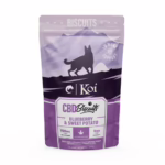 Koi Pets, Koi CBD Dog Biscuits Immune Support, Blueberry & Sweet Potato, Full Spectrum, 30ct, 150mg CBD