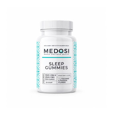 Medosi, CBD + CBN Sleep Support Vegan Gummies, Mixed Berry, Full Spectrum, 30ct, 300mg CBN + 750mg CBD