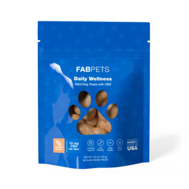 Fab CBD, Daily Wellness CBD Dog Treats, Peanut Butter, Full Spectrum, 30ct, 300mg CBD