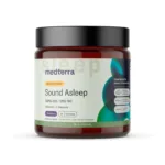 Medterra, Sound Asleep 5mg THC + 50mg CBD Gummies, Blackberry, Full Spectrum, 20ct, 100mg THC + 1000mg CBD