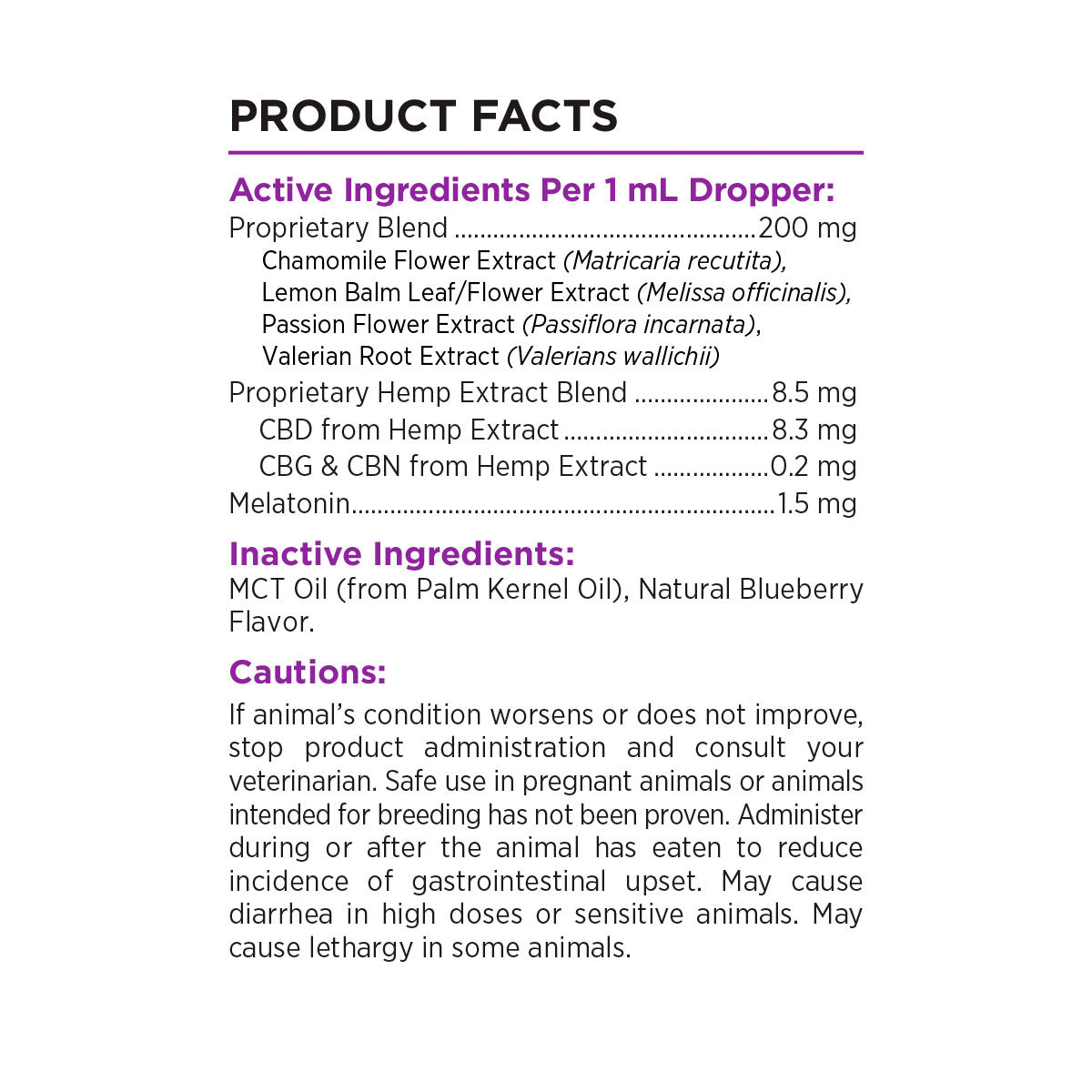 Paw CBD, Pet CBD Oil Calming Tincture for Dogs, Blueberry, Broad Spectrum THC-Free, 1oz, 250mg CBD