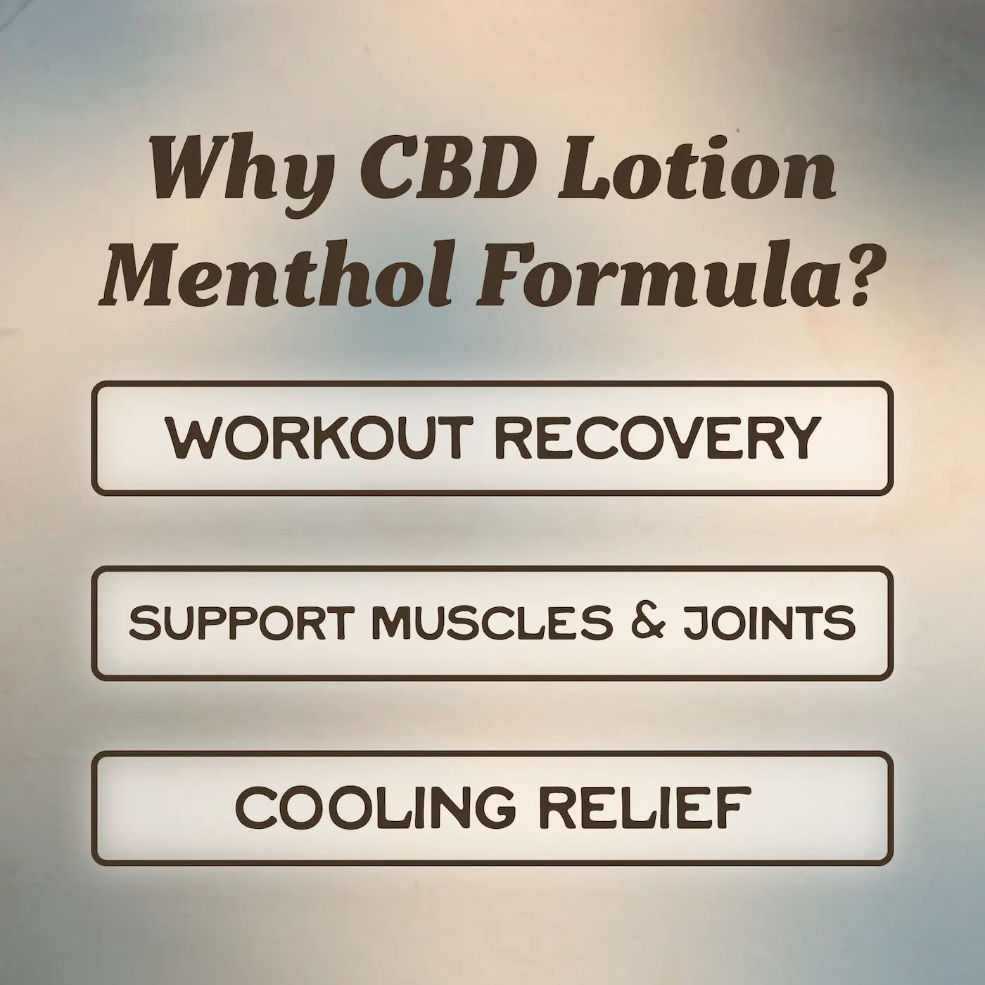 Cornbread Hemp, CBD Lotion + Menthol, Full Spectrum, 1.7fl oz, 30mg THC + 750mg CBD