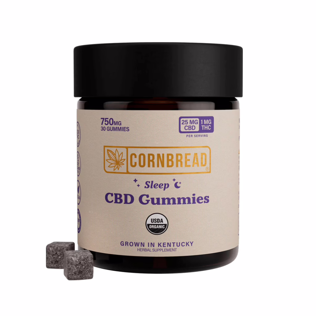 Cornbread Hemp, CBD Sleep Gummies, Full Spectrum, 30ct, 30mg THC + 750mg CBD