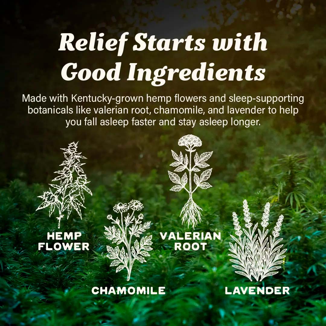 Cornbread Hemp, CBD Sleep Gummies, Full Spectrum, 30ct, 60mg THC + 1500mg CBD