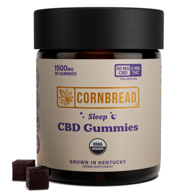 Cornbread Hemp, CBD Sleep Gummies, Full Spectrum, 30ct, 60mg THC + 1500mg CBD