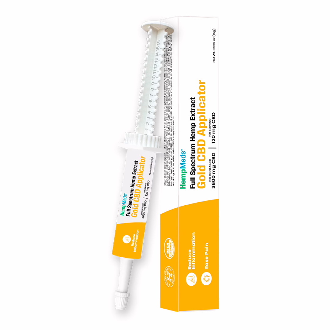 HempMeds, RSHO Gold Label Filtered Pure CBD Oil, Full Spectrum, 15g, 3600mg CBD