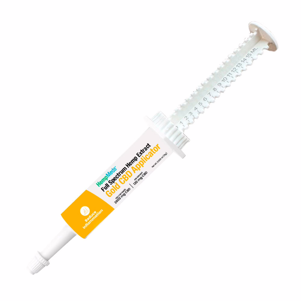 HempMeds, RSHO Gold Label Filtered Pure CBD Oil, Full Spectrum, 15g, 3600mg CBD