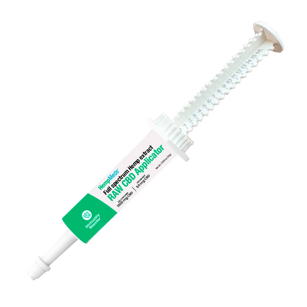 HempMeds, RSHO Green Label Raw Pure CBD Oil, Full Spectrum, 15g, 1500mg CBD