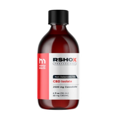 HempMeds, RSHO-X CBD Oil Isolate THC-Free Liquid, 4oz, 2500mg CBD