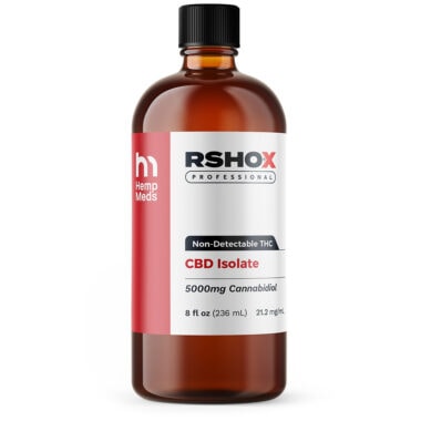 HempMeds, RSHO-X CBD Oil Isolate THC-Free Liquid, 8oz, 5000mg CBD