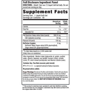 Sunday Scaries CBD Gummies With Vitamins D3 and B12 200mg