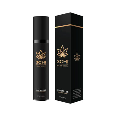 3Chi, CBD Relief Cream, Broad Spectrum THC-Free, 1.7oz, 2200mg CBD