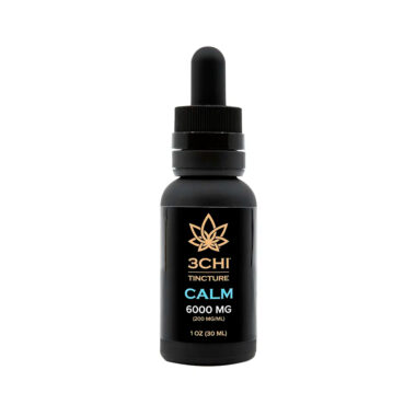 3Chi, Calm CBD Oil, Broad Spectrum THC-Free, 1fl oz, 6000mg CBD