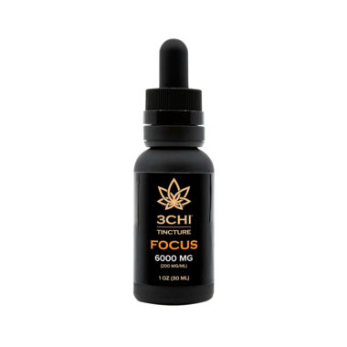 3Chi, Focus CBD Oil, Broad Spectrum THC-Free, 1fl oz, 6000mg CBD