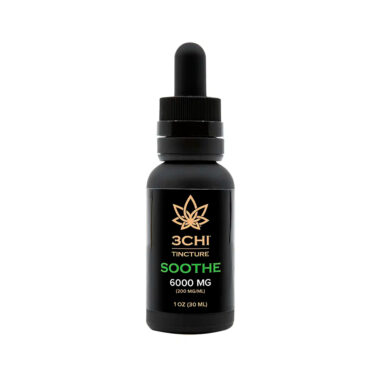 3Chi, Soothe CBD Oil, Broad Spectrum THC-Free, 1fl oz, 6000mg CBD