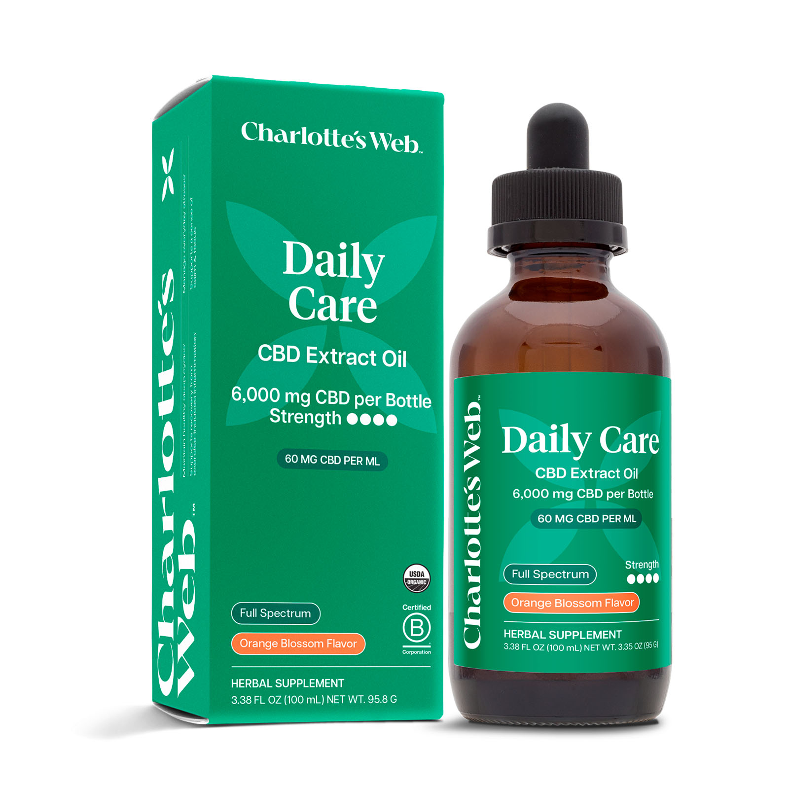 Charlotte’s Web, CBD Oil 60mg, Orange Blossom, Full Spectrum, 3.38fl oz, 6000mg CBD Charlotte’s Web, CBD Oil 60mg, Orange Blossom, Full Spectrum, 3.38fl oz, 6000mg CBD