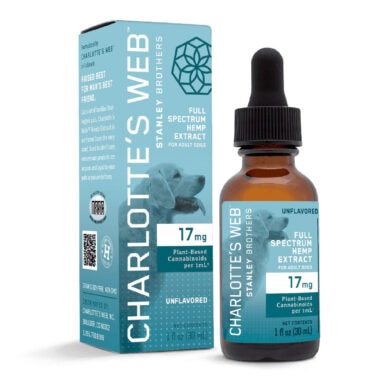 Charlotte’s Web, Hemp Extract for Adult Dogs, Unflavored, Full Spectrum, 30ml, 510mg CBD
