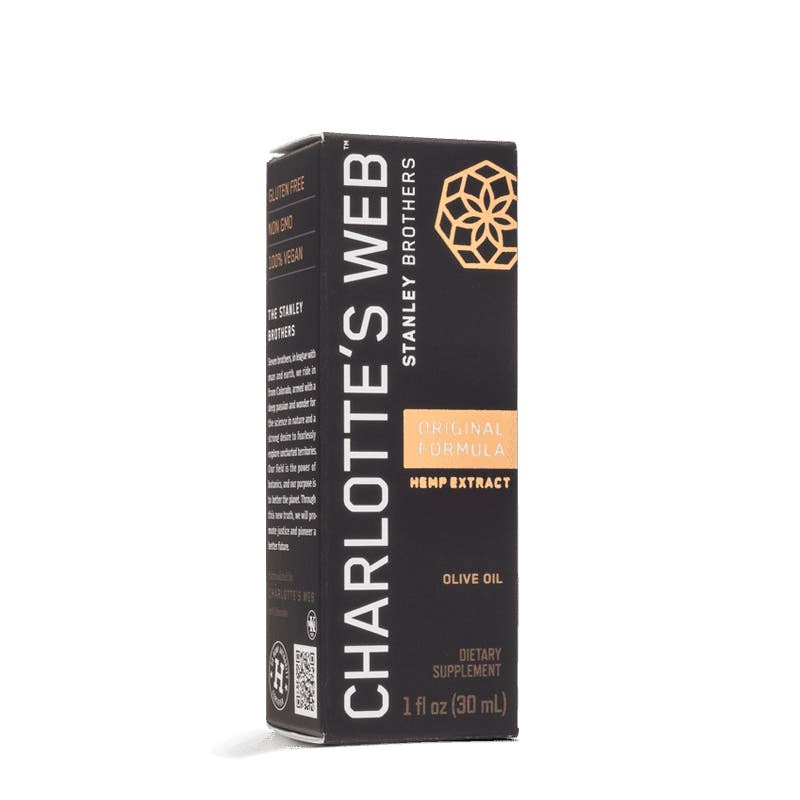 Charlotte’s Web, Original Formula CBD Oil 50mg, Olive Oil Natural, Full Spectrum, 30mL, 1500mg CBD